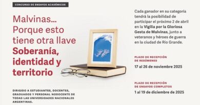 Concurso de Ensayos Académicos: “Malvinas…porque esto tiene otra llave. Soberanía, identidad y territorio.”