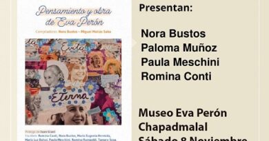 Presentación del Libro – «Pensamiento y Obra de Eva Perón»
