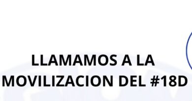 Llamado a la Movilización el 18 de Diciembre