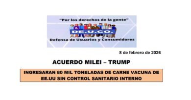 INGRESARAN 80 MIL TONELADAS DE CARNE VACUNA DE EE.UU SIN CONTROL SANITARIO INTERNO