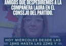 Falleció Laura Chamorro, despediremos sus restos en el consejo del partido