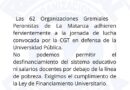 Comunicado de las 62 Organizaciones Peronistas de la Matanza en adhesión a la jornada de lucha en defensa de la Educación Pública