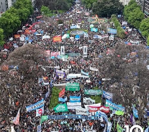 LA BRUTAL REPRESIÓN EN LA MARCHA AL CONGRESO